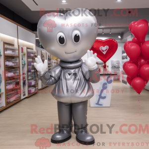 Silver Heart Shaped...