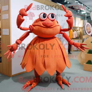 Rust Krabbe maskot drakt...