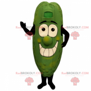 Mascote sorridente de picles - Redbrokoly.com