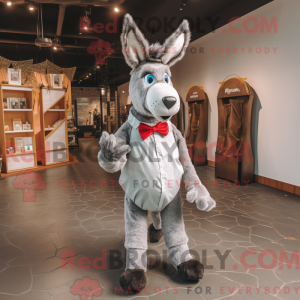 Silver Donkey mascot...