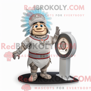 Grå Chief maskot kostume...