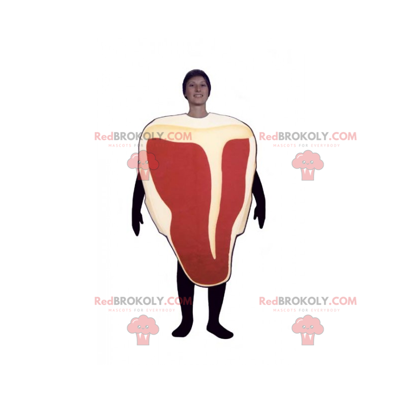 Mascotte de cote de bœuf - Redbrokoly.com