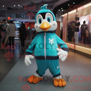 Máscara de pinguim turca...