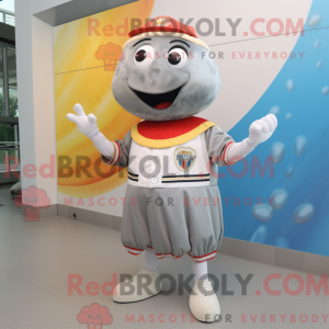 Silver Hamburger mascot...