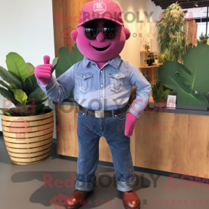 Disfraz de mascota de Pink...