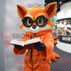 Postava maskota Orange Bat...