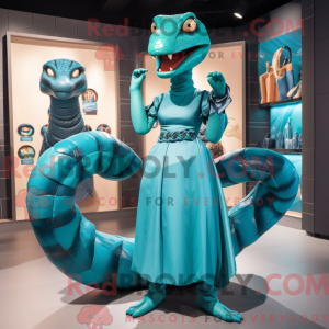 Blågrønn Titanoboa...