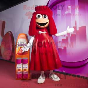 Disfraz de mascota Magenta...
