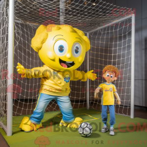 Yellow Soccer Goal...