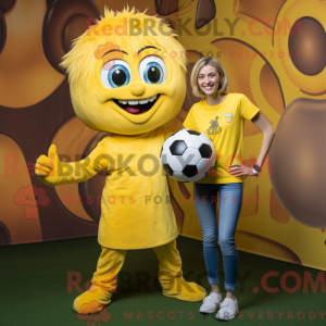 Yellow Soccer Goal...