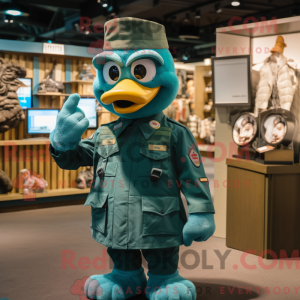 Teal Army Soldier máscara...