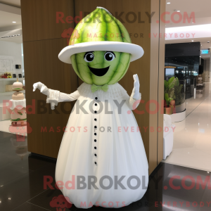 White Watermelon mascot...