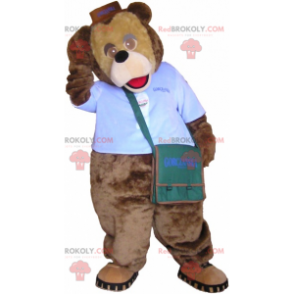 Mascote crocodilo com coroa e roupas esportivas - Redbrokoly.com