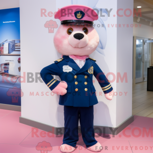 Navy Pink maskot kostume...