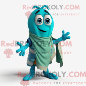 Turkis rejer Scampi maskot...