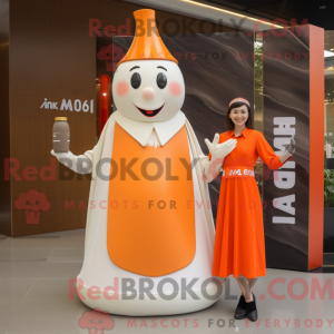 Postava maskota Orange...