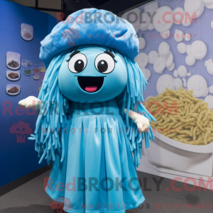 Cyan Ramen maskot kostume...