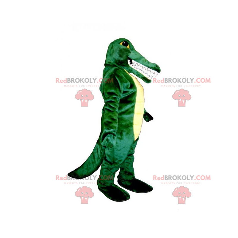 Stor-tannet krokodille maskot - Redbrokoly.com