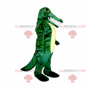 Big-toothed crocodile mascot - Redbrokoly.com