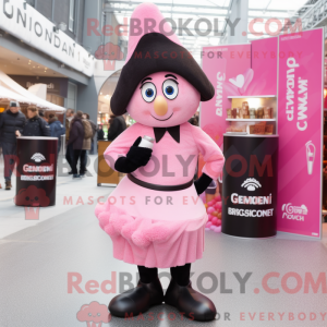 Pink Guinness maskot...