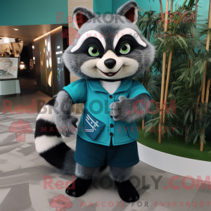 Teal Raccoon...