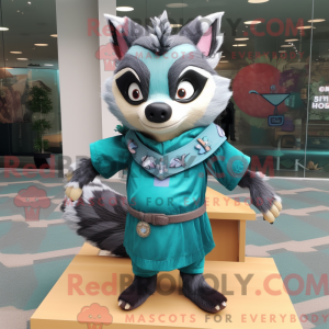 Teal Raccoon...