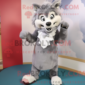 Sølv Say Wolf maskot...