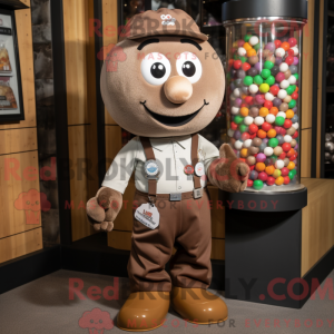 Brown Gumball Machine...