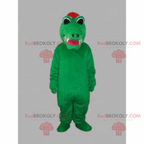 Crocodile mascot with sharp teeth - Redbrokoly.com