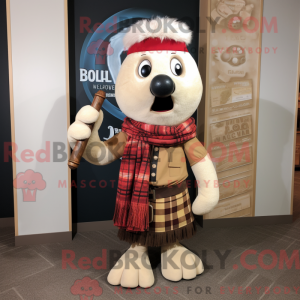 Tan sækkepibe maskot...