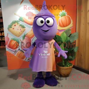 Lavendel Squash maskot...