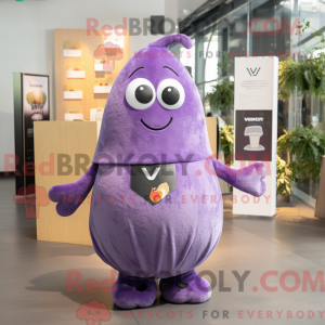 Lavendel Squash maskot...
