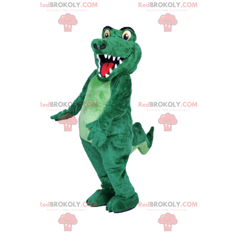 Mascota de cocodrilo sonriente - Redbrokoly.com