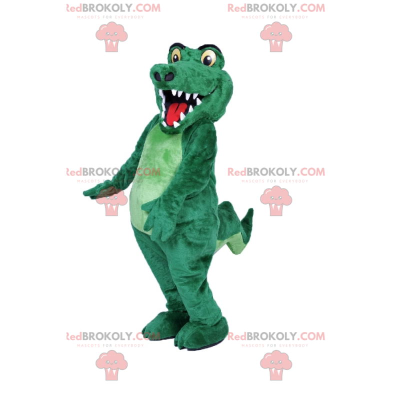 Smiling crocodile mascot - Redbrokoly.com