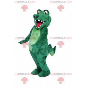 Mascote crocodilo sorridente - Redbrokoly.com