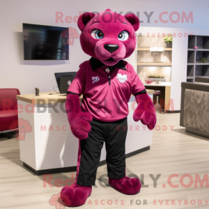 Máscara Magenta Jaguar com...
