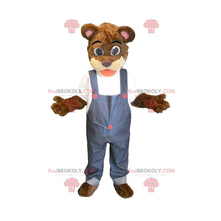 Braunbär Maskottchen Overalls - Redbrokoly.com