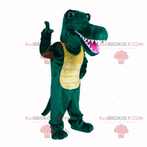 Smilende krokodille maskot - Redbrokoly.com