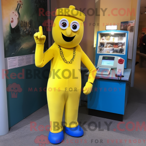 Gele telefoon...