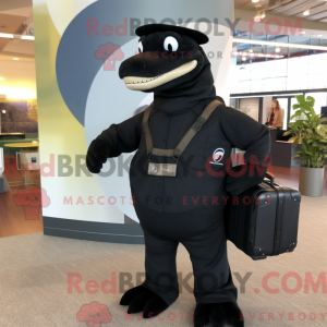 Máscara preta de Titanoboa...