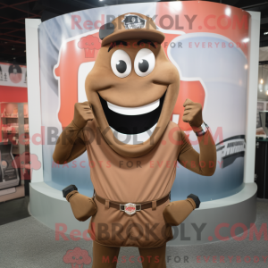 Brown Horseshoe mascot...