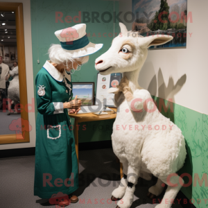 Geit-mascottekostuumkarakte...