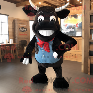 Black Bull-maskotdraktfigur...