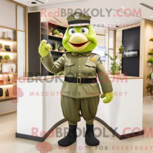 Postava maskota Olive...