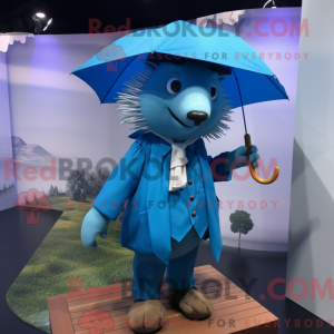 Blue Hedgehog maskot...