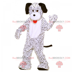 Dalmatian mascot with black ears - Redbrokoly.com