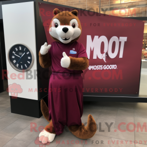 Maroon Mongoose mascot...