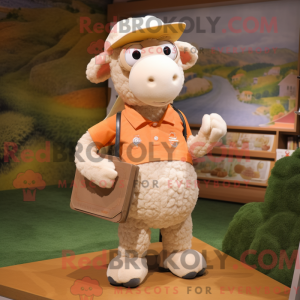 Peach Merino Sheep...