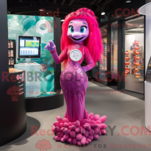 Disfraz de mascota Magenta...