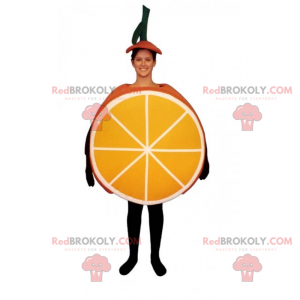 Half orange mascot - Redbrokoly.com